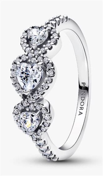 Anello Pandora Donna -- in Argento Zircone 194413C01-52 - 194413C01-52